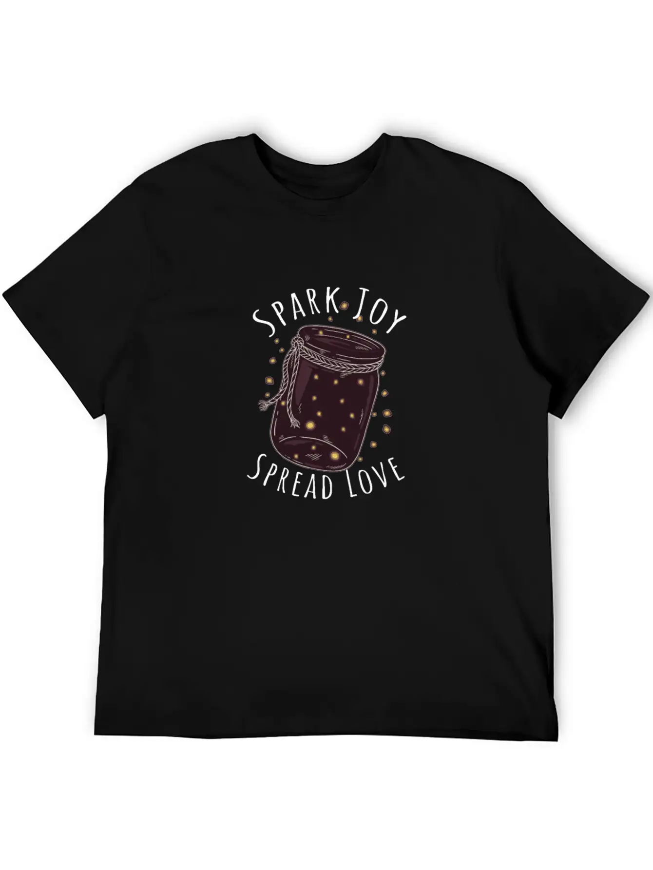 Spark Joy, Spread Lov - Spark Essential Cotton Tee For Daily Outfits – Unisex Style
