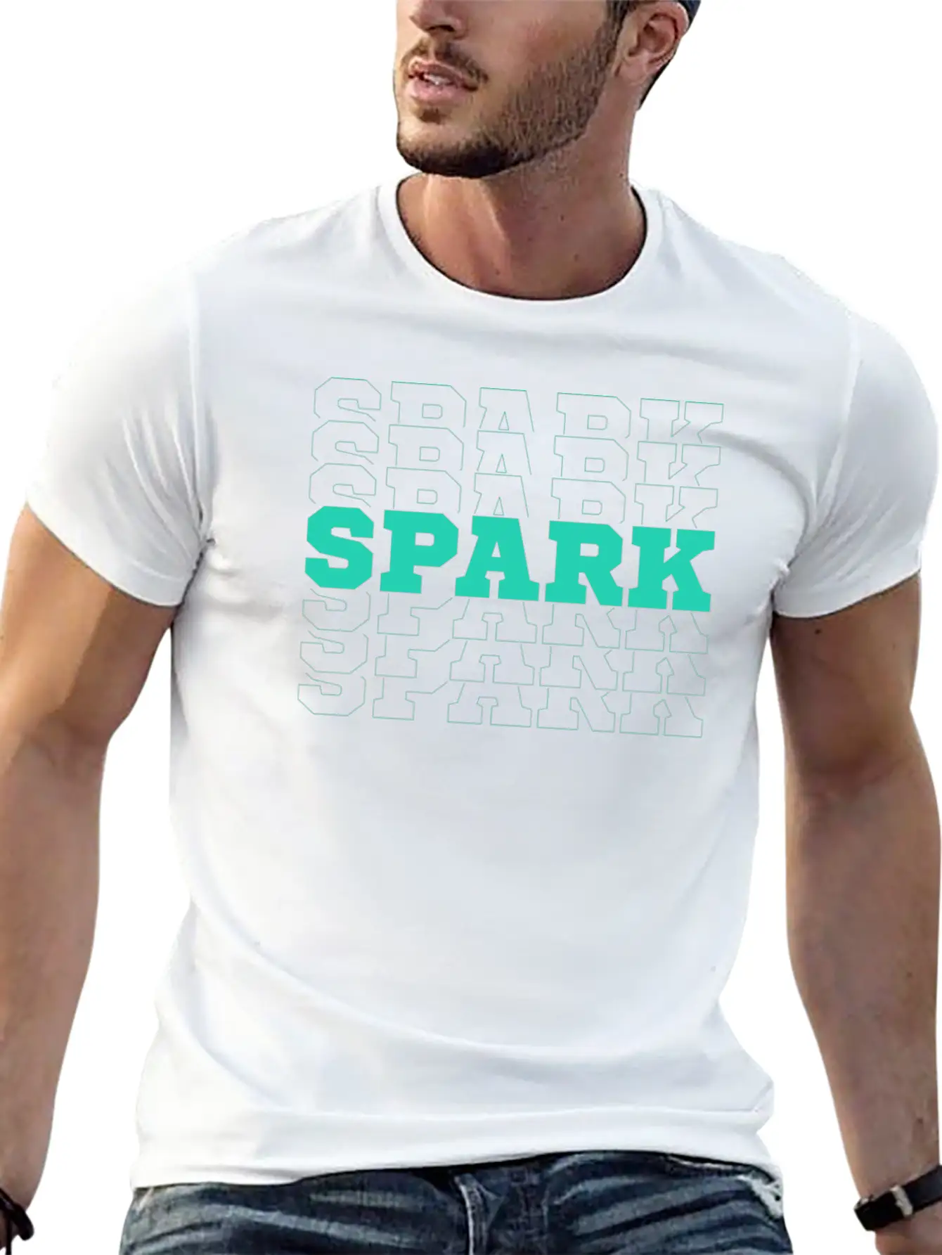 Spark Unisex Casual T-Shirt – Clean Design For Daily Comfort