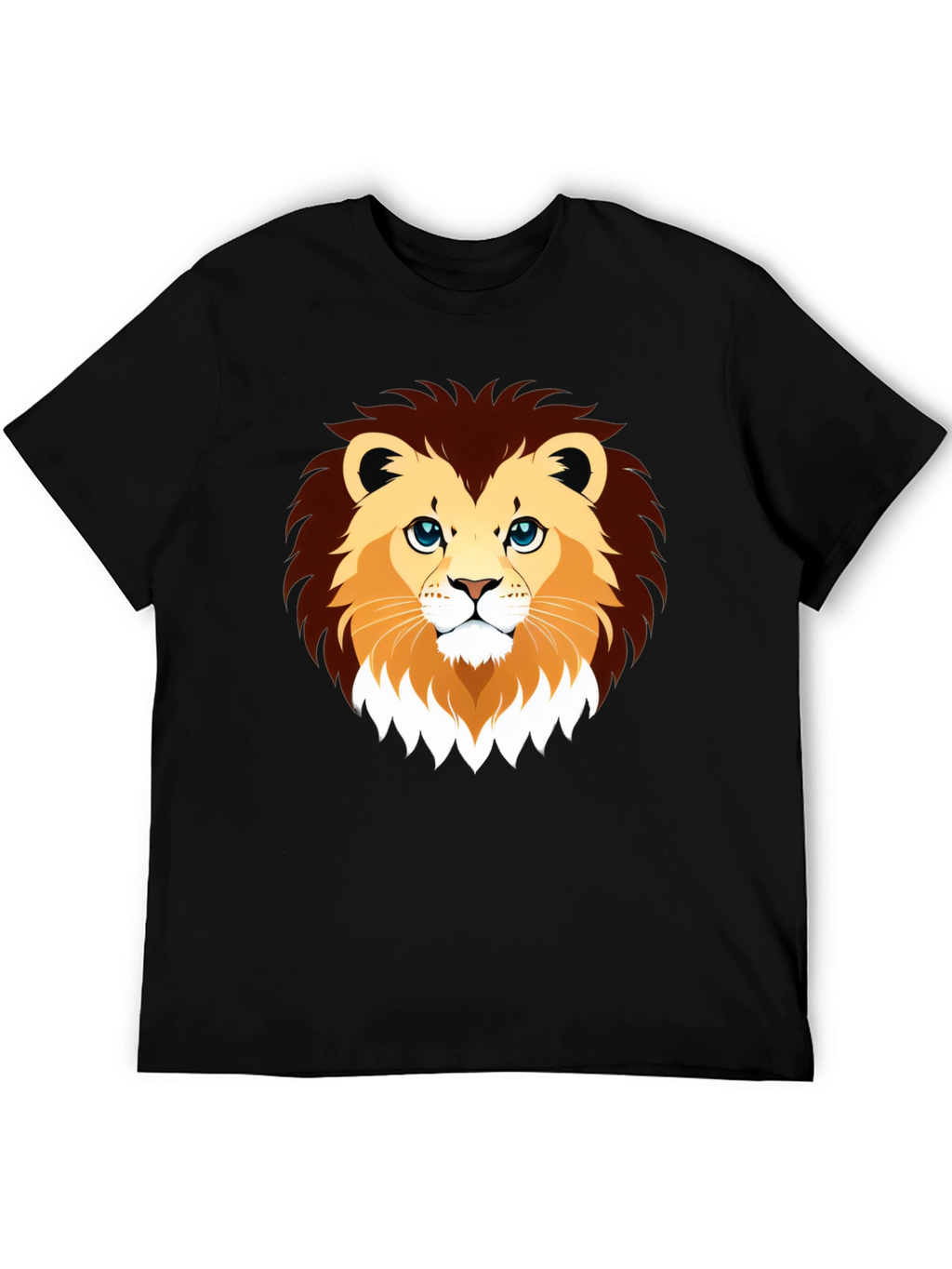 Lion Graphic Black T-Shirt