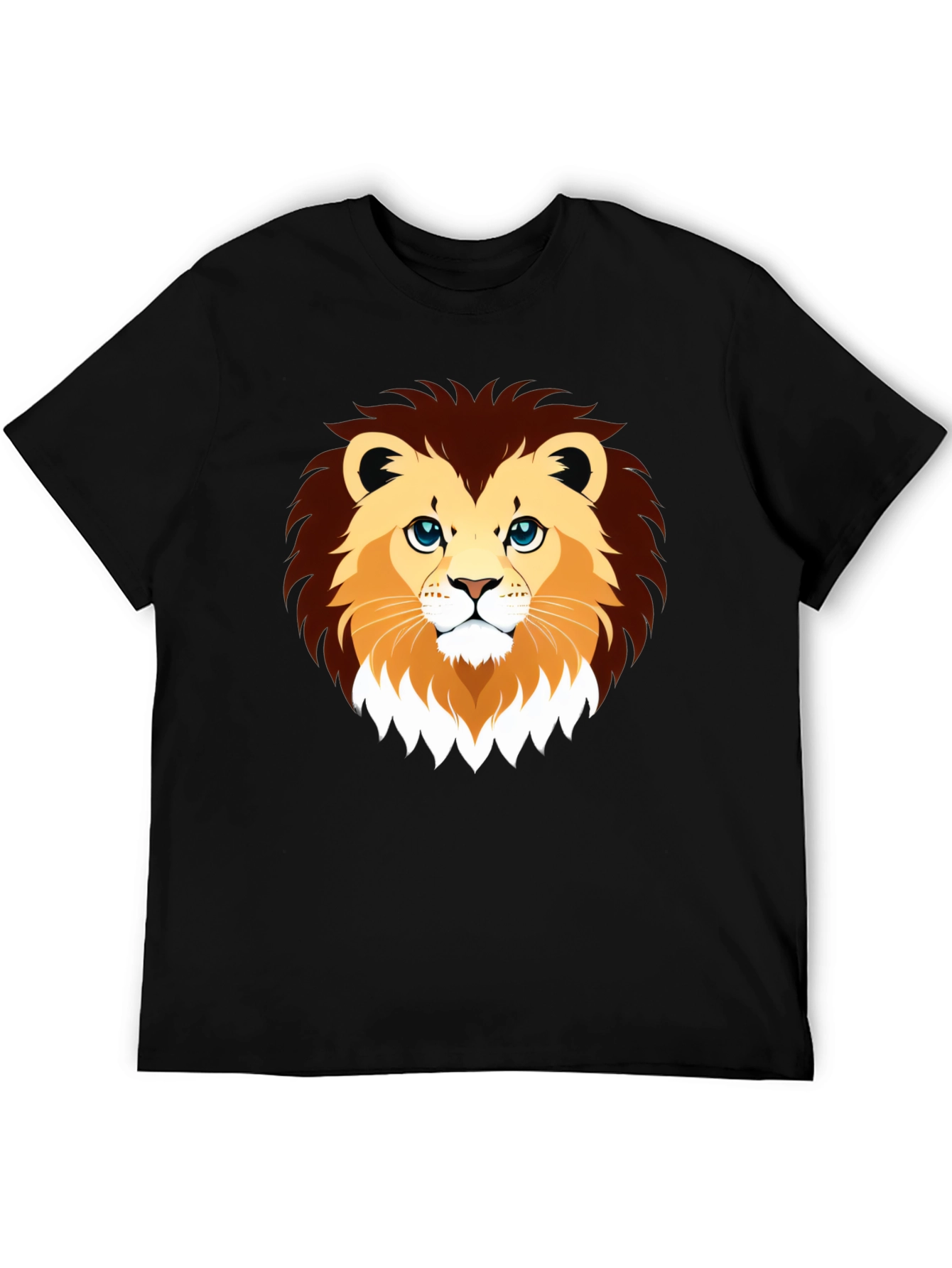 Lion Graphic Black T-Shirt