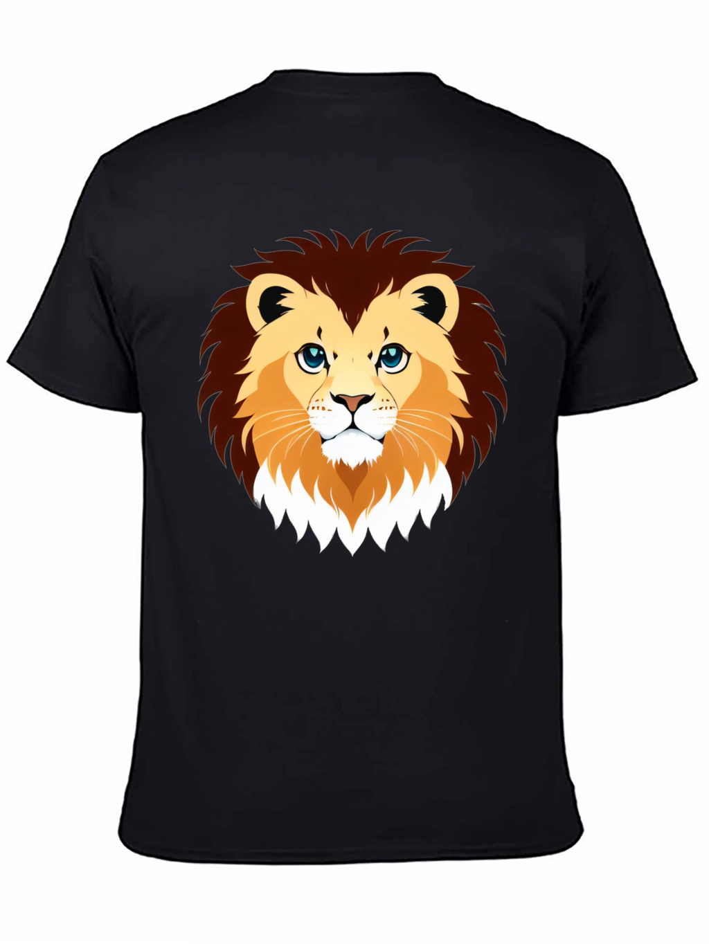 Lion Graphic Black T-Shirt