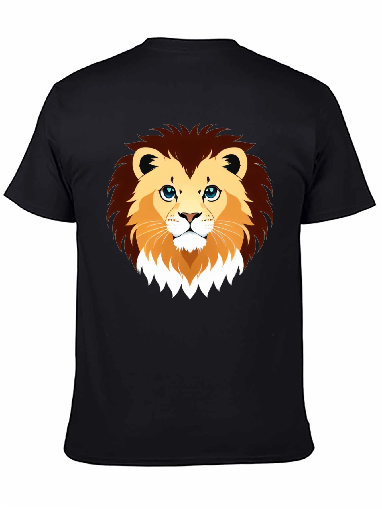 Lion Graphic Black T-Shirt