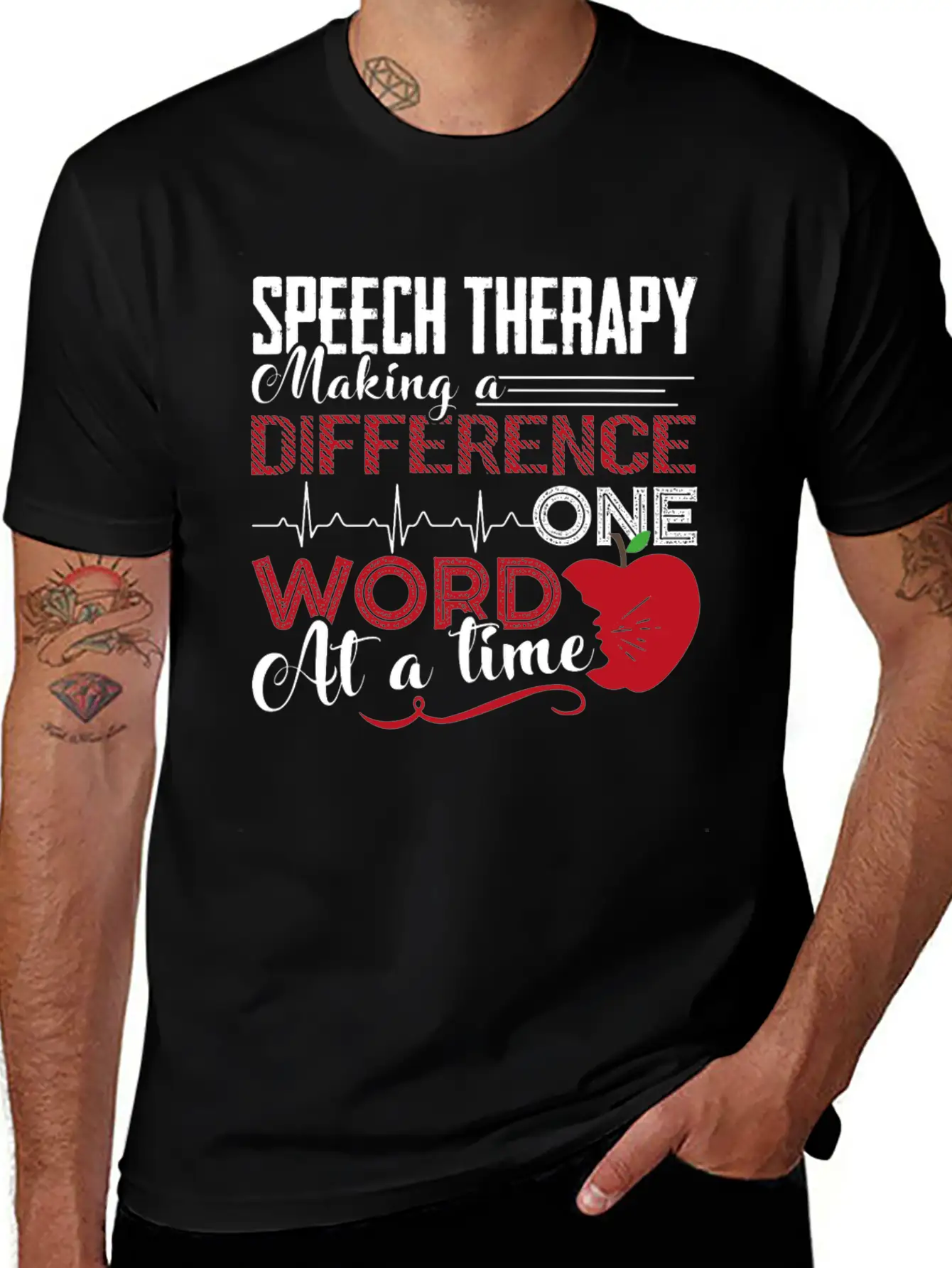Speech Therapy Shirt Unisex Short Sleeve Soft Cotton T-Shirt – Casual Everyday Wear