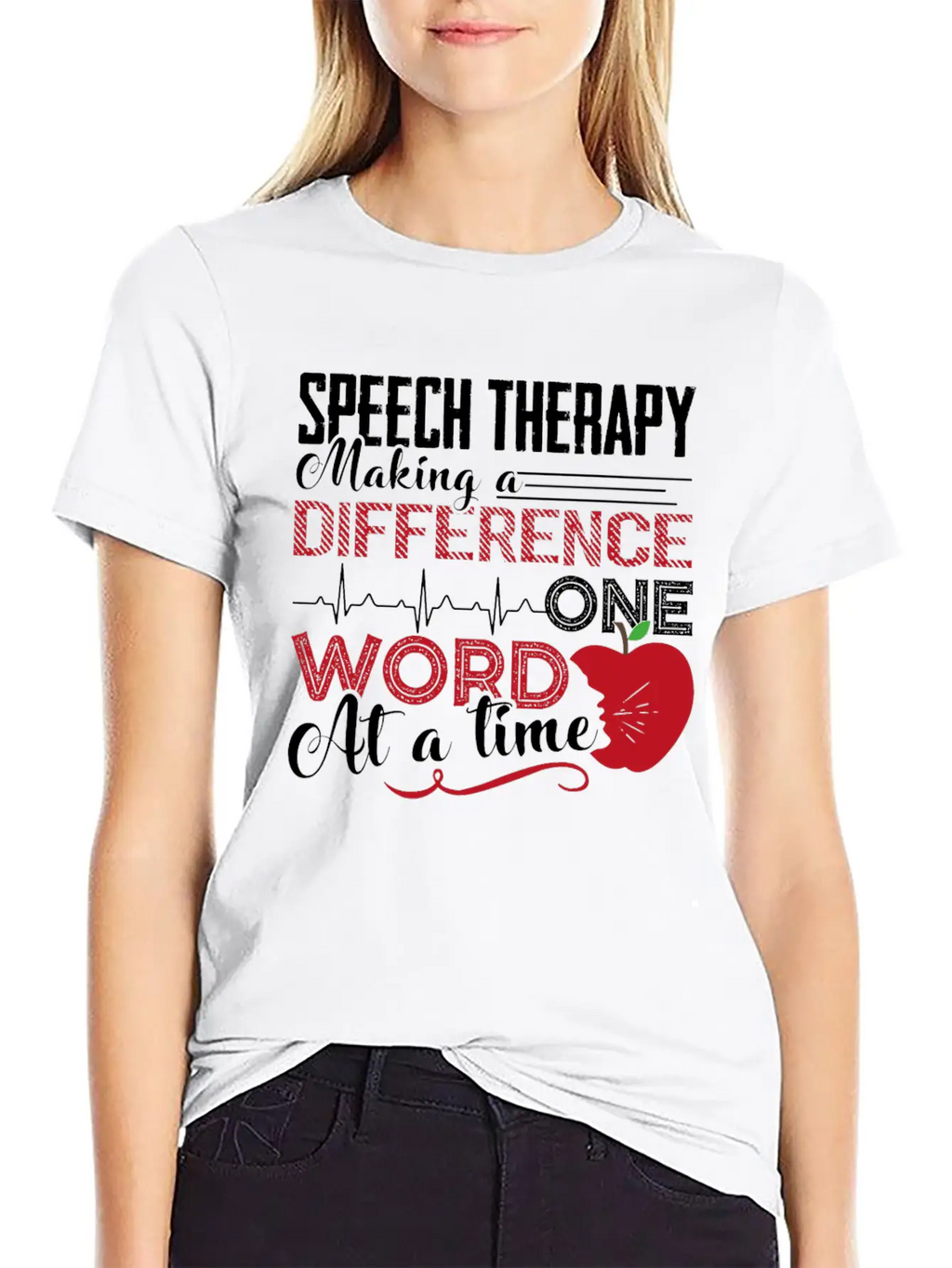 Speech Therapy Shirt Unisex Short Sleeve Soft Cotton T-Shirt – Casual Everyday Wear