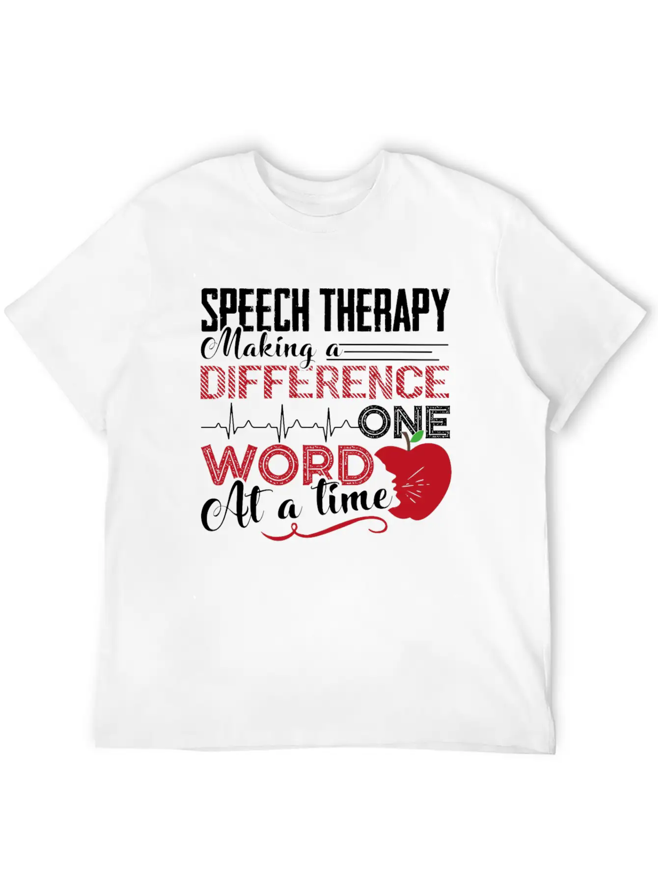 Speech Therapy Shirt Unisex Short Sleeve Soft Cotton T-Shirt – Casual Everyday Wear