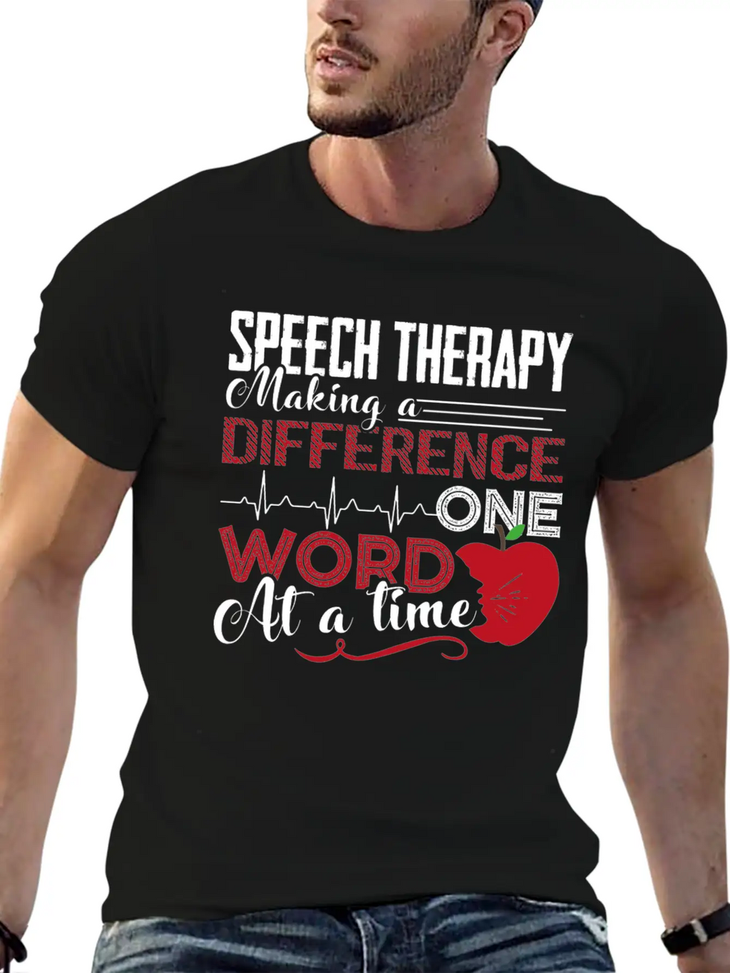 Speech Therapy Shirt Unisex Short Sleeve Soft Cotton T-Shirt – Casual Everyday Wear