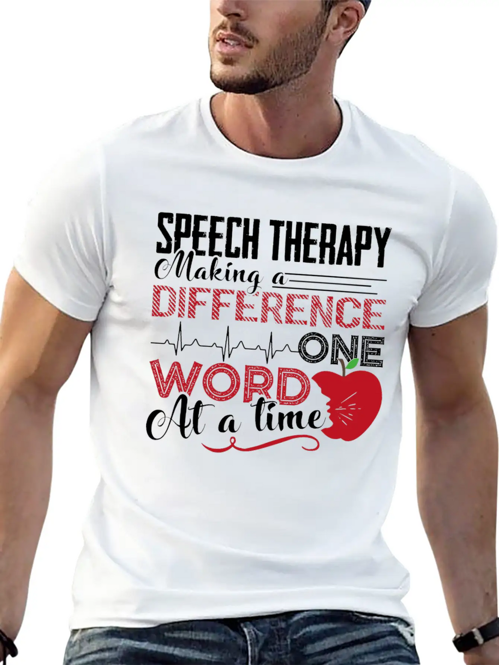 Speech Therapy Shirt Unisex Short Sleeve Soft Cotton T-Shirt – Casual Everyday Wear