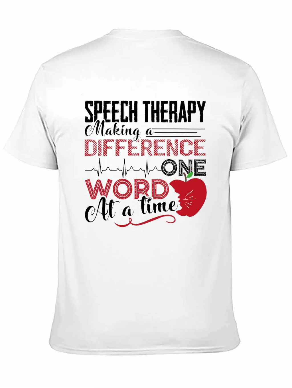 Speech Therapy Shirt Unisex Short Sleeve Soft Cotton T-Shirt – Casual Everyday Wear