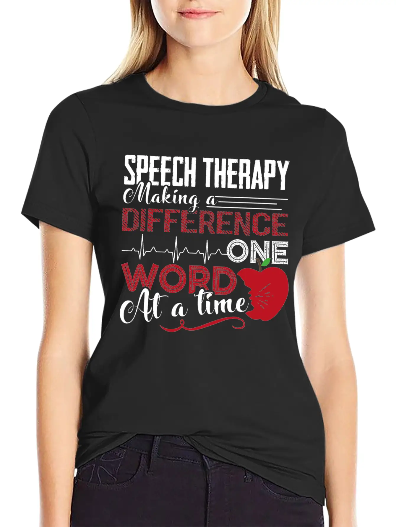 Speech Therapy Shirt Unisex Short Sleeve Soft Cotton T-Shirt – Casual Everyday Wear