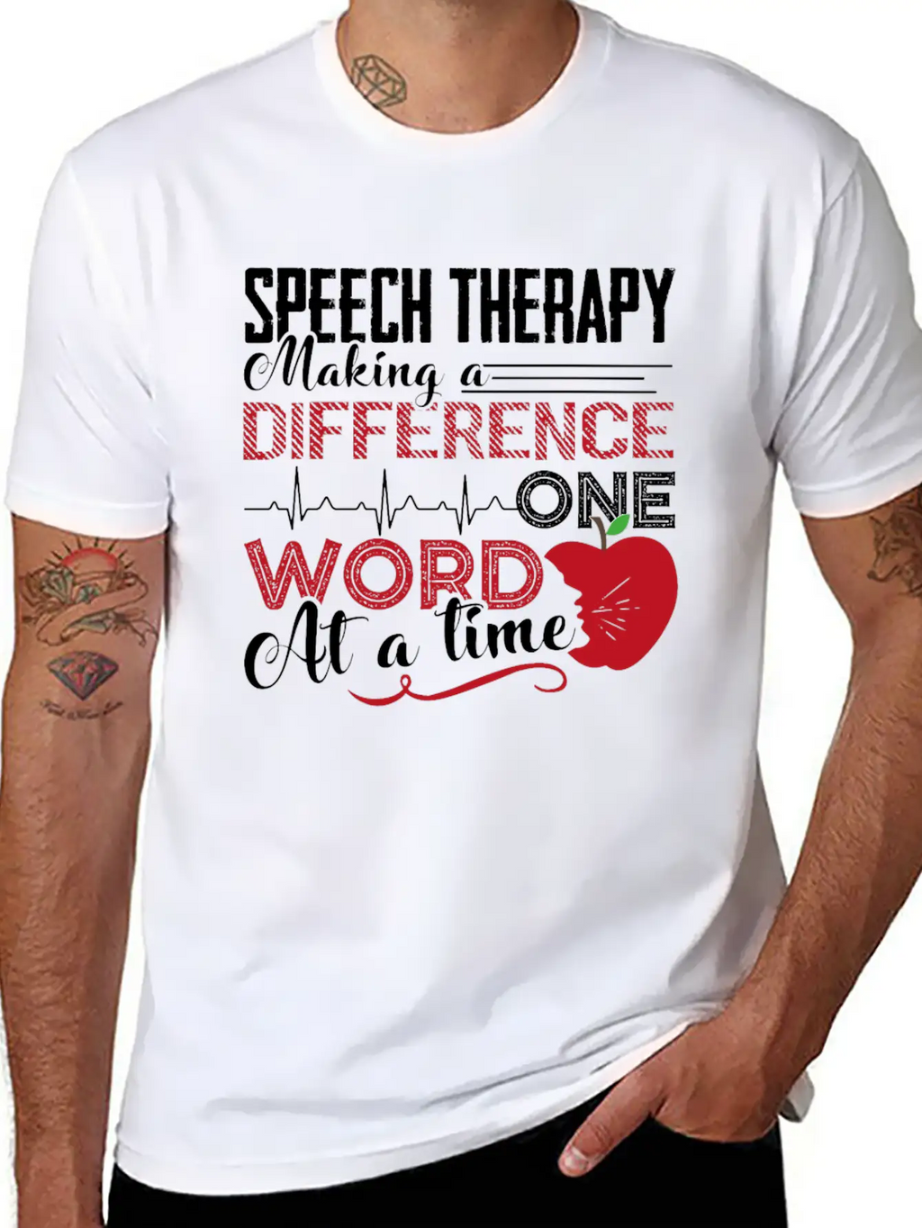 Speech Therapy Shirt Unisex Short Sleeve Soft Cotton T-Shirt – Casual Everyday Wear