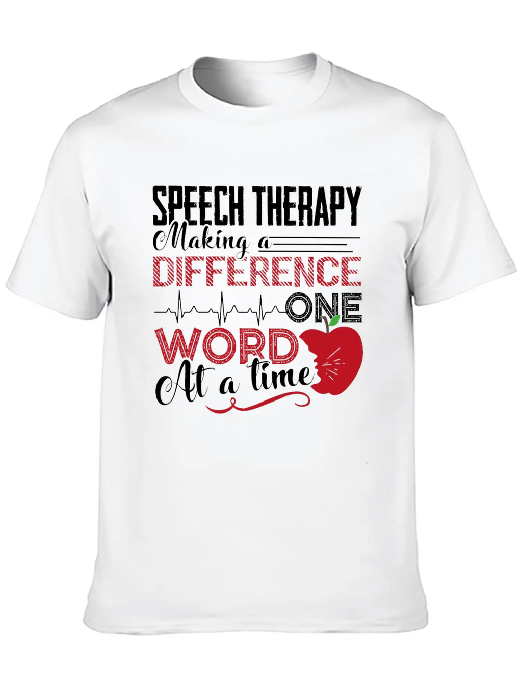 Speech Therapy Shirt Unisex Short Sleeve Soft Cotton T-Shirt – Casual Everyday Wear