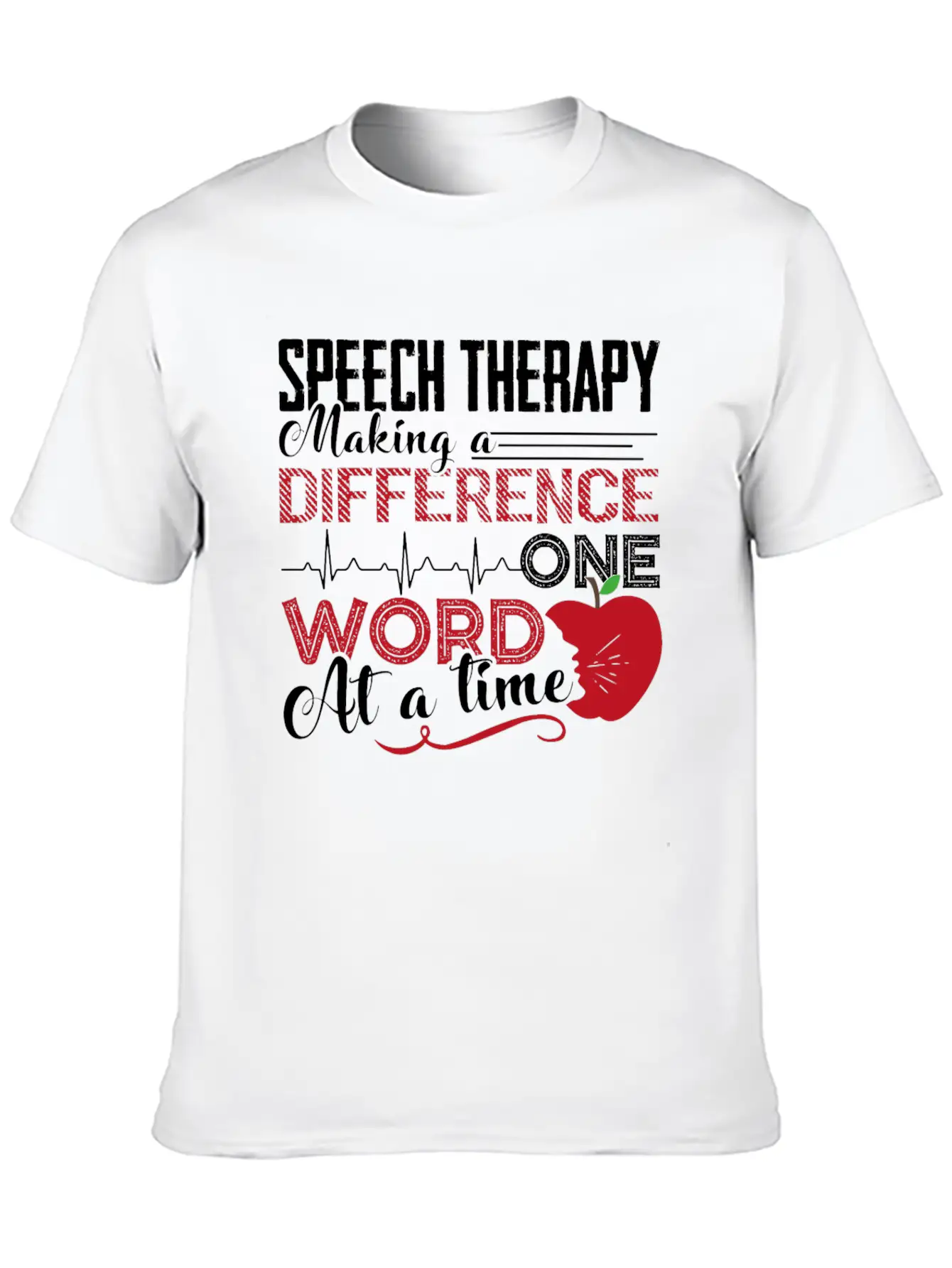 Speech Therapy Shirt Unisex Short Sleeve Soft Cotton T-Shirt – Casual Everyday Wear