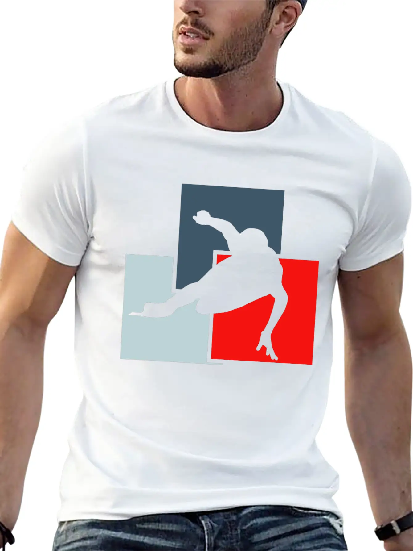 Speed Skating Winter Breathable Soft Cotton T-Shirt – Timeless Casual Look