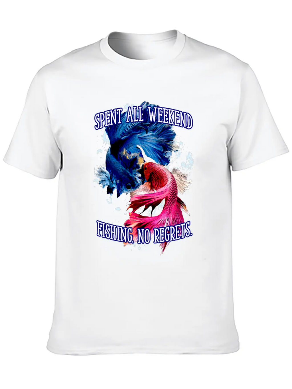 Spent All Weekend Fishing Vacation Fisherman Essential Cotton Tee For Daily Outfits – Unisex Style