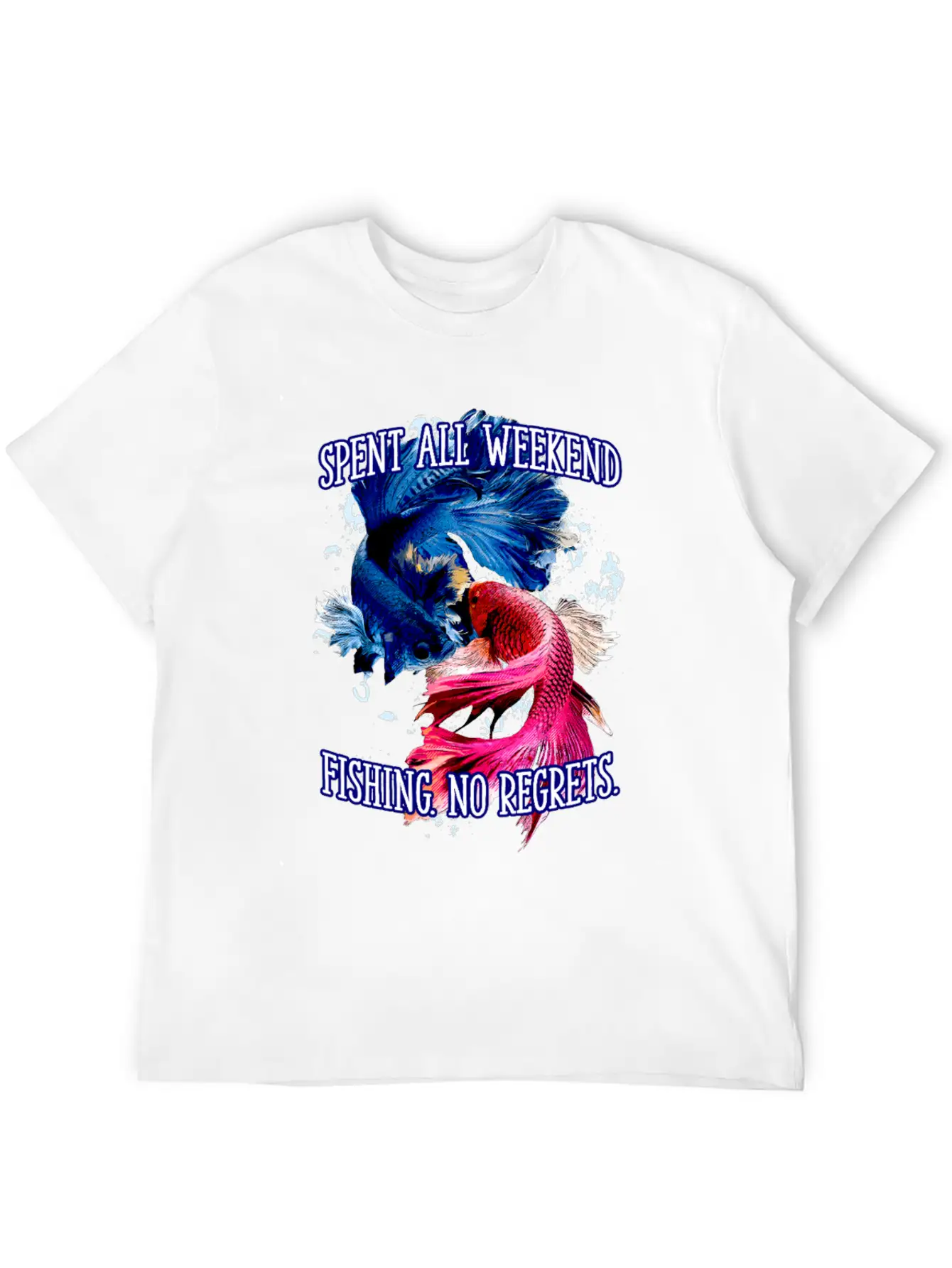 Spent All Weekend Fishing Vacation Fisherman Essential Cotton Tee For Daily Outfits – Unisex Style