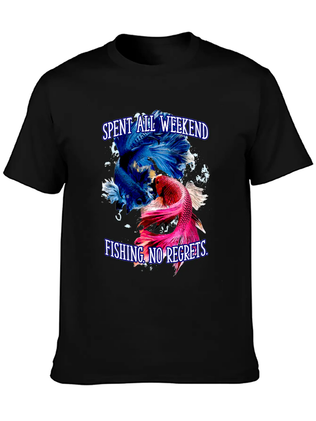 Spent All Weekend Fishing Vacation Fisherman Essential Cotton Tee For Daily Outfits – Unisex Style