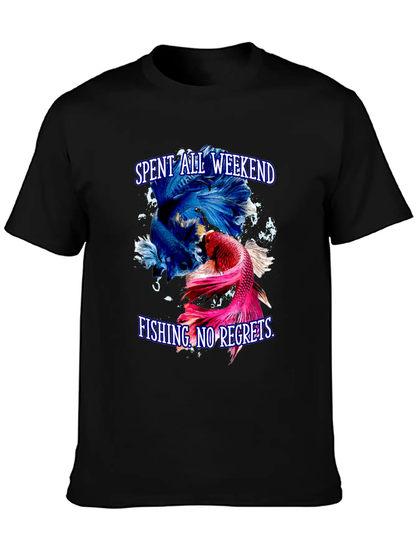 Spent All Weekend Fishing Vacation Fisherman Essential Cotton Tee For Daily Outfits – Unisex Style
