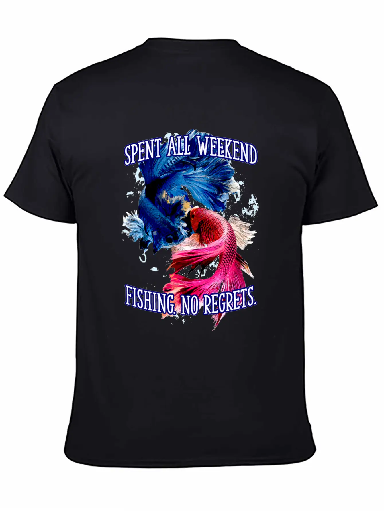 Spent All Weekend Fishing Vacation Fisherman Essential Cotton Tee For Daily Outfits – Unisex Style
