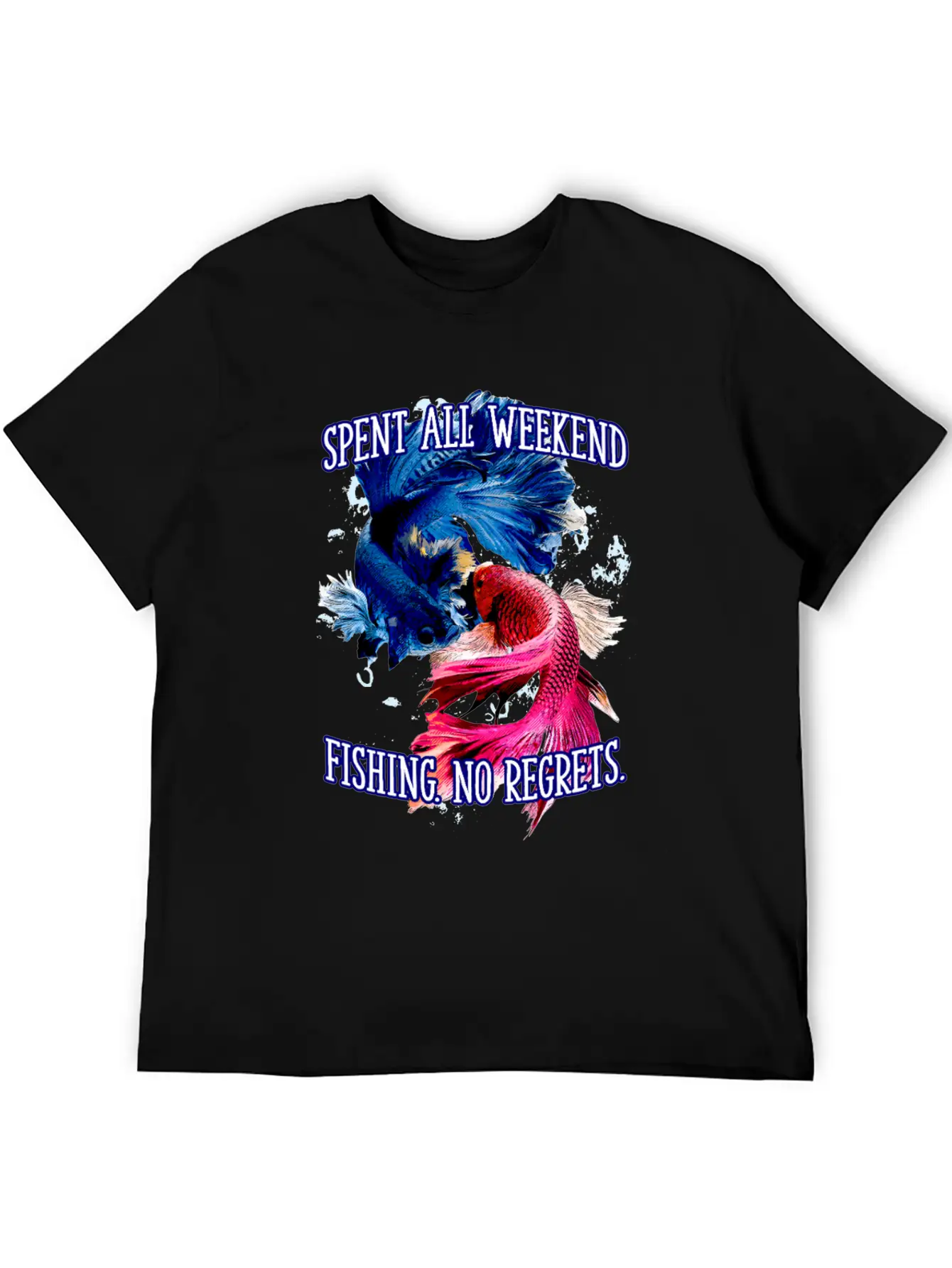 Spent All Weekend Fishing Vacation Fisherman Essential Cotton Tee For Daily Outfits – Unisex Style