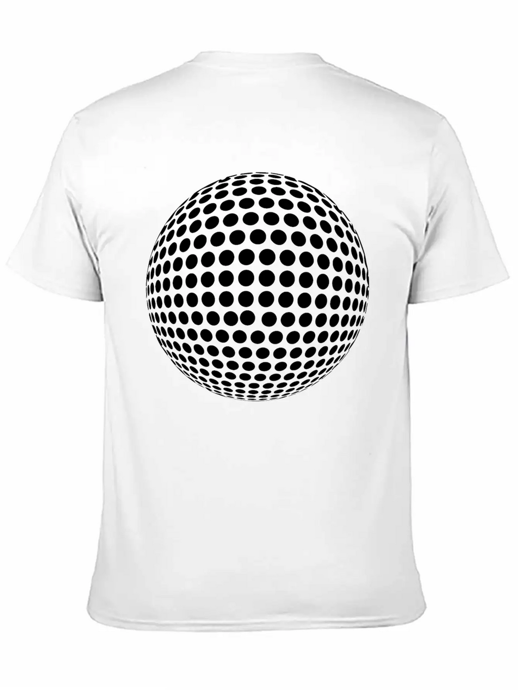 Sphere With Geometric Points In Formation Unisex Casual T-Shirt – Clean Design For Daily Comfort