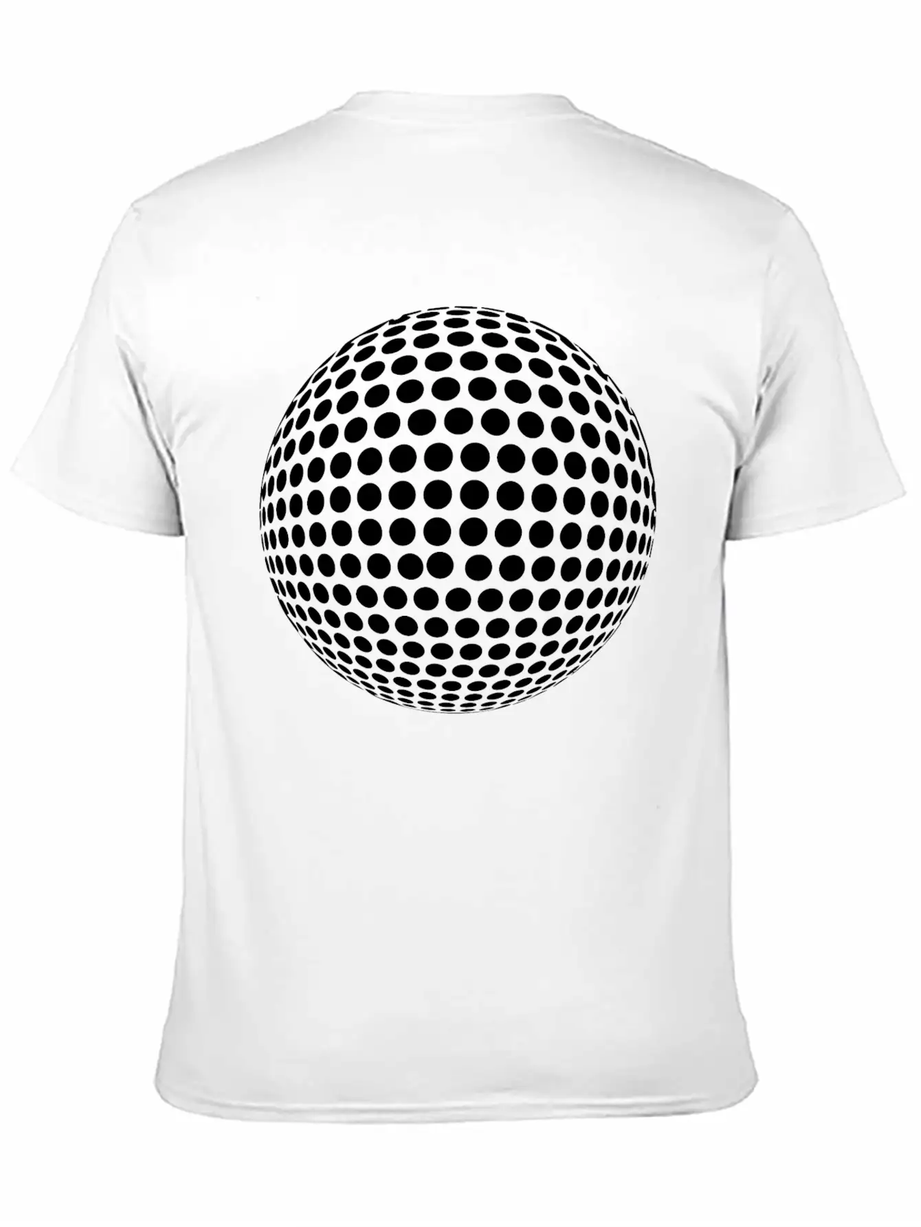 Sphere With Geometric Points In Formation Unisex Casual T-Shirt – Clean Design For Daily Comfort