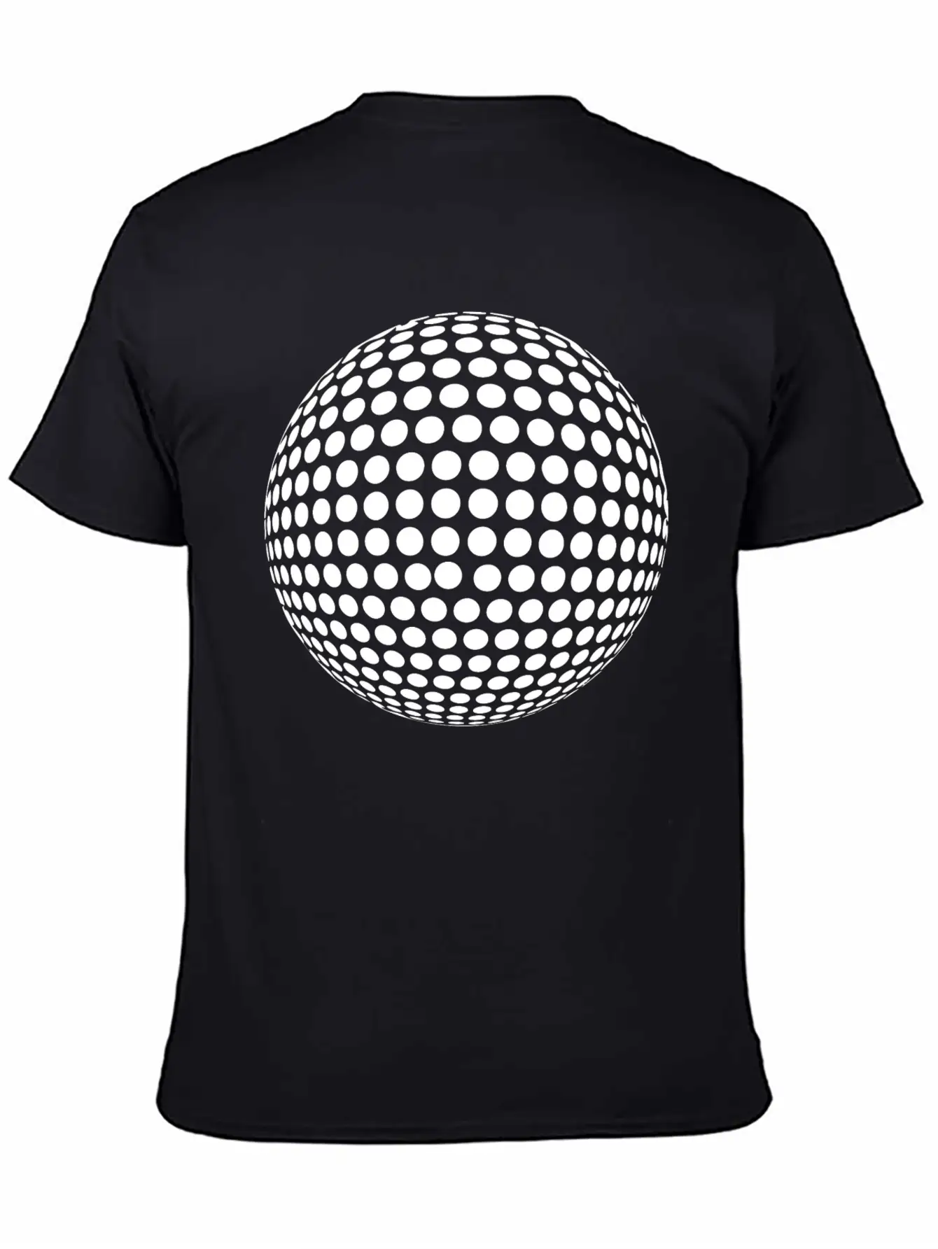 Sphere With Geometric Points In Formation Unisex Casual T-Shirt – Clean Design For Daily Comfort