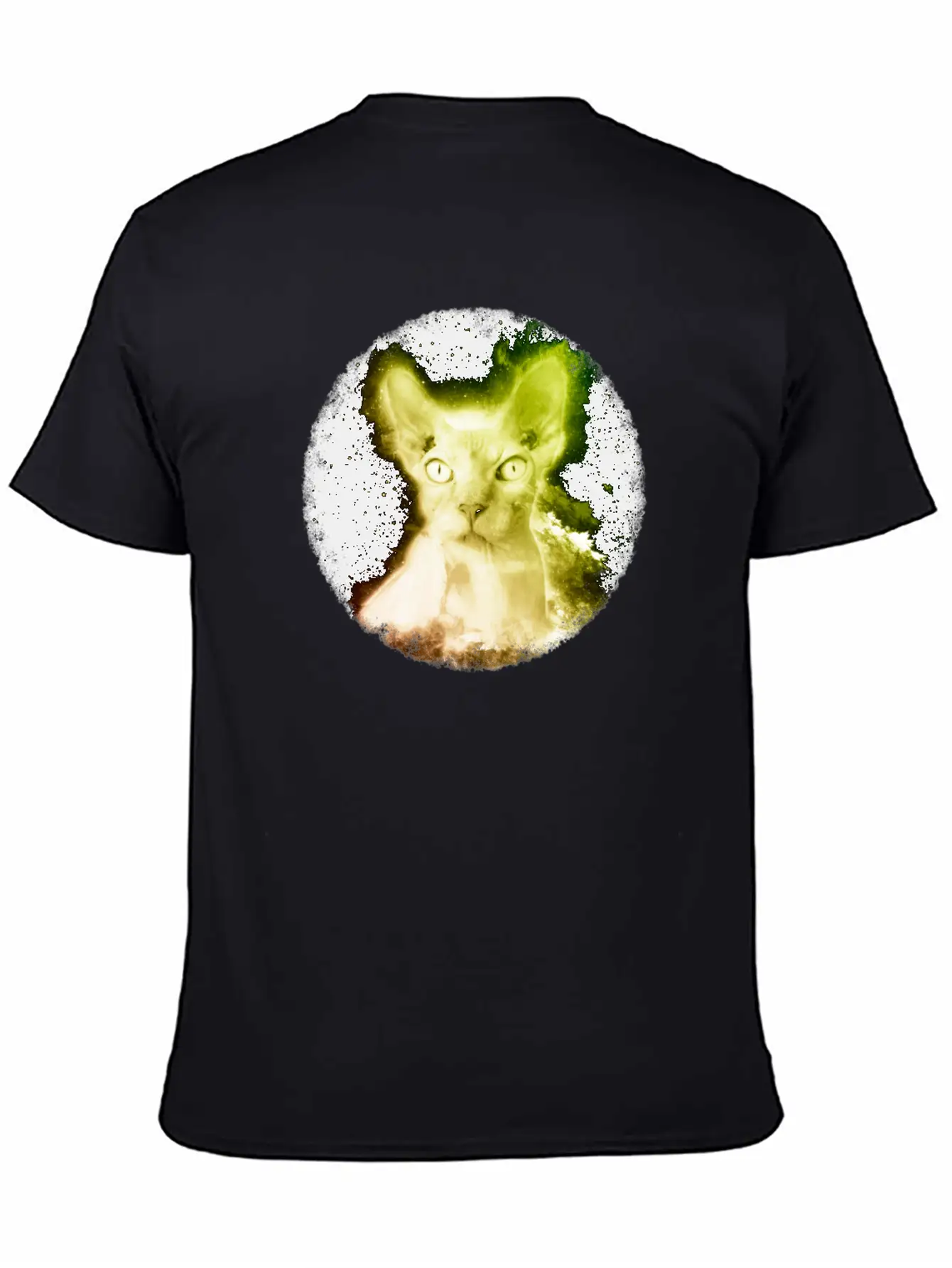 Sphynx Cat Shirt Nebula Hairless Cat Space T Shirt Unisex Casual T-Shirt – Clean Design For Daily Comfort
