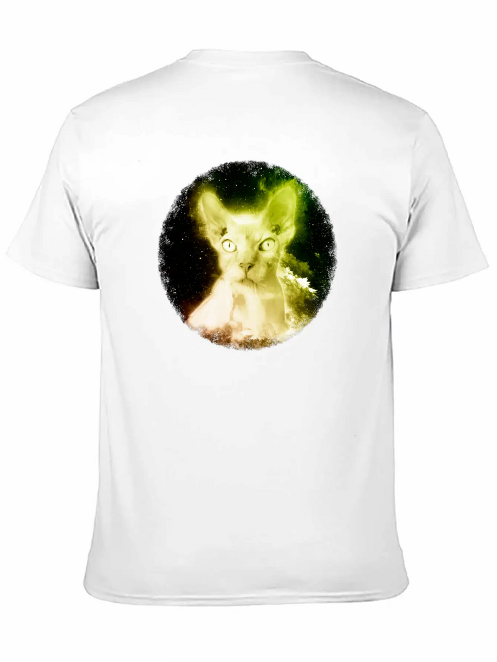 Sphynx Cat Shirt Nebula Hairless Cat Space T Shirt Unisex Casual T-Shirt – Clean Design For Daily Comfort