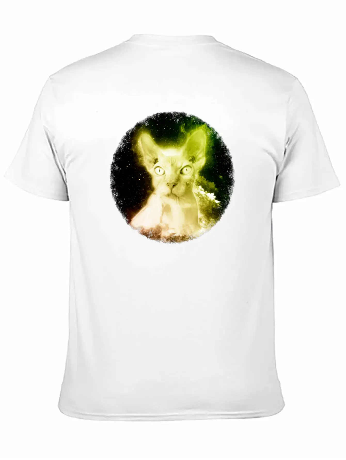 Sphynx Cat Shirt Nebula Hairless Cat Space T Shirt Unisex Casual T-Shirt – Clean Design For Daily Comfort