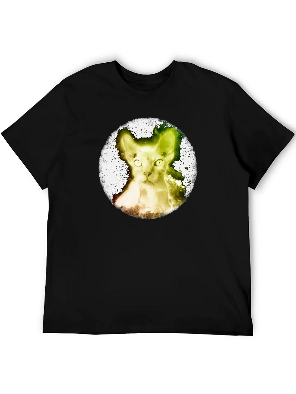 Sphynx Cat Shirt Nebula Hairless Cat Space T Shirt Unisex Casual T-Shirt – Clean Design For Daily Comfort