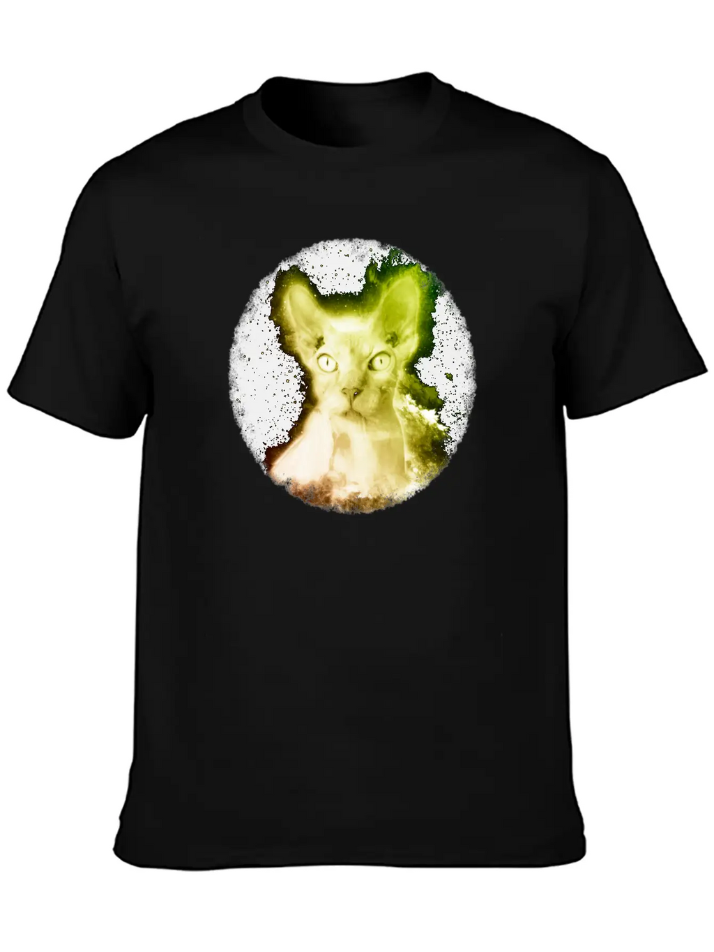 Sphynx Cat Shirt Nebula Hairless Cat Space T Shirt Unisex Casual T-Shirt – Clean Design For Daily Comfort