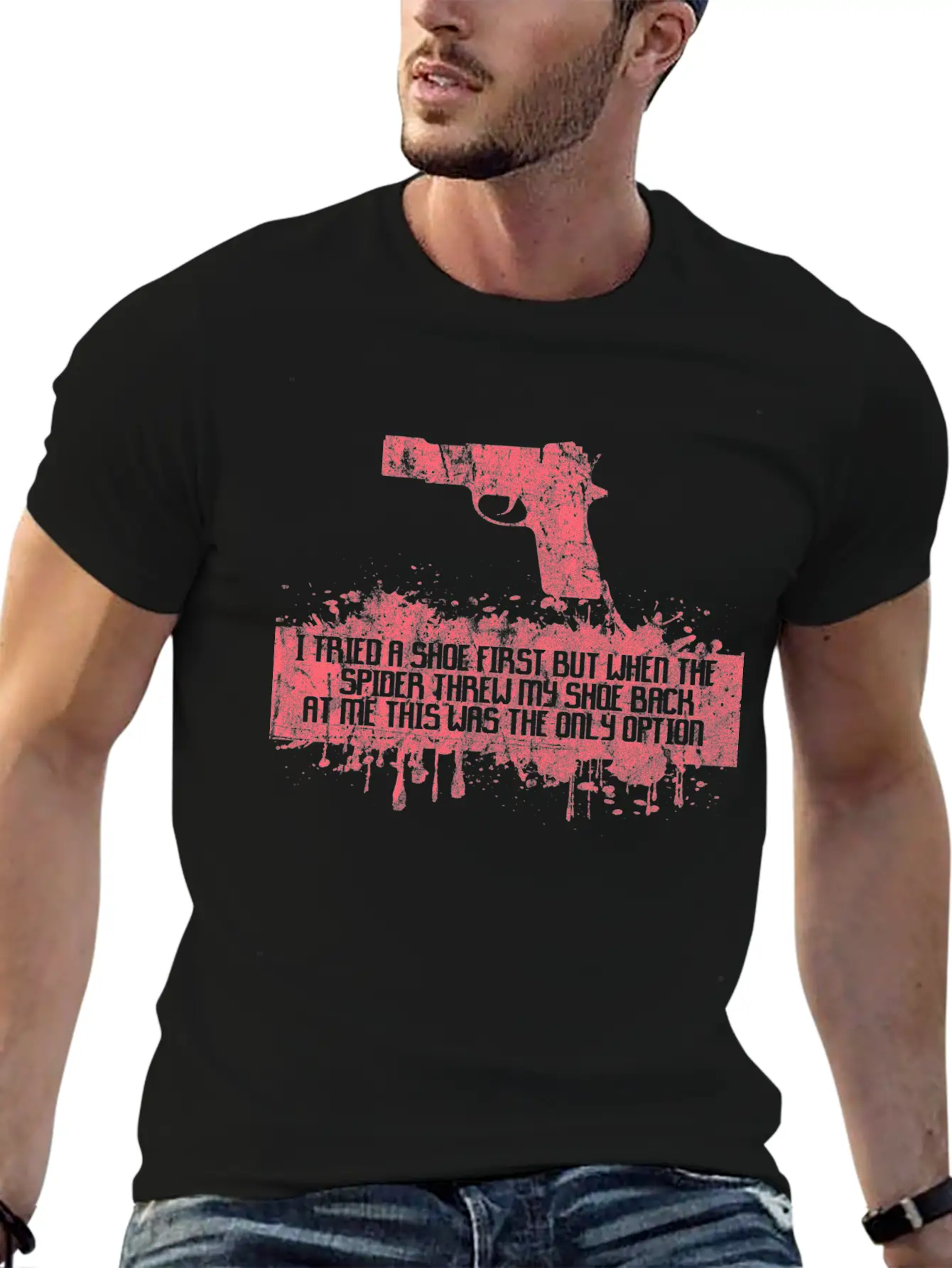 Spider Essential Cotton Tee For Daily Outfits – Unisex Style