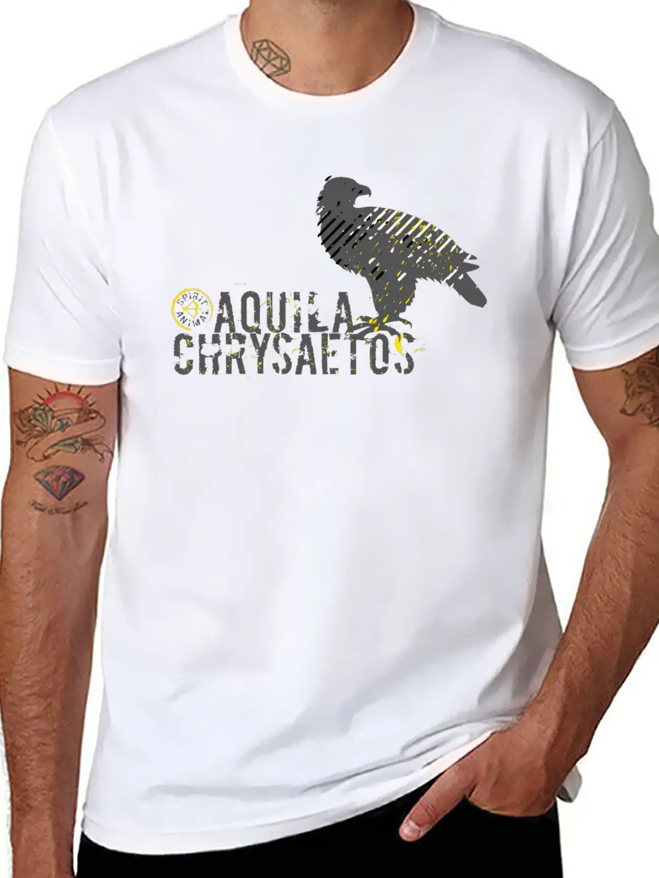 Spirit Animal Eagle (Archery By BOWTIQUE) Stylish Everyday T-Shirt – Unisex Basic Cotton Tee