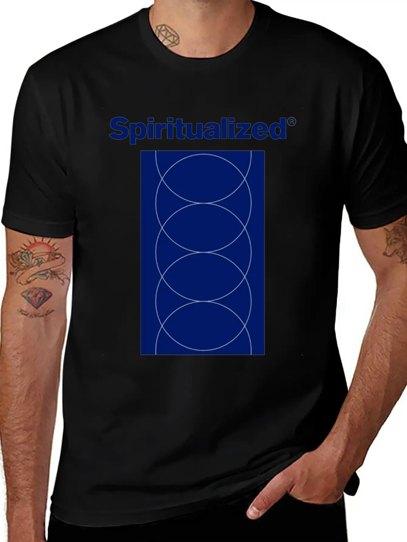 SPIRITUALIZED LOGO Unisex Casual T-Shirt – Clean Design For Daily Comfort