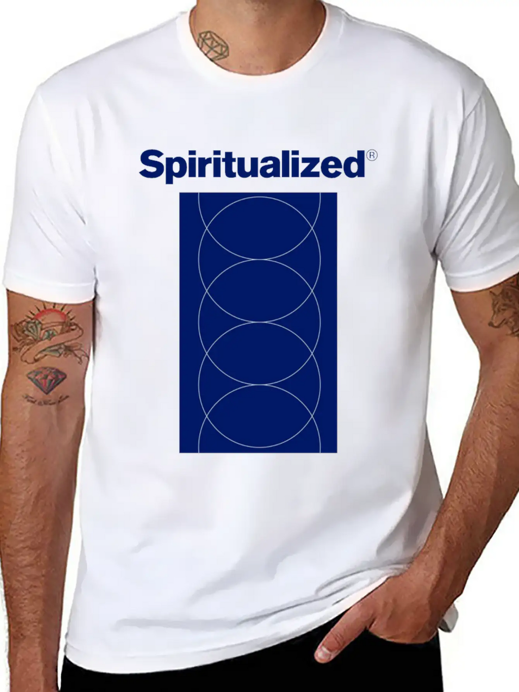 SPIRITUALIZED LOGO Unisex Casual T-Shirt – Clean Design For Daily Comfort