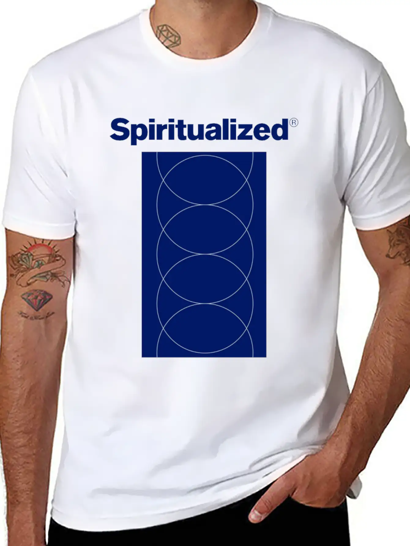 SPIRITUALIZED LOGO Unisex Casual T-Shirt – Clean Design For Daily Comfort