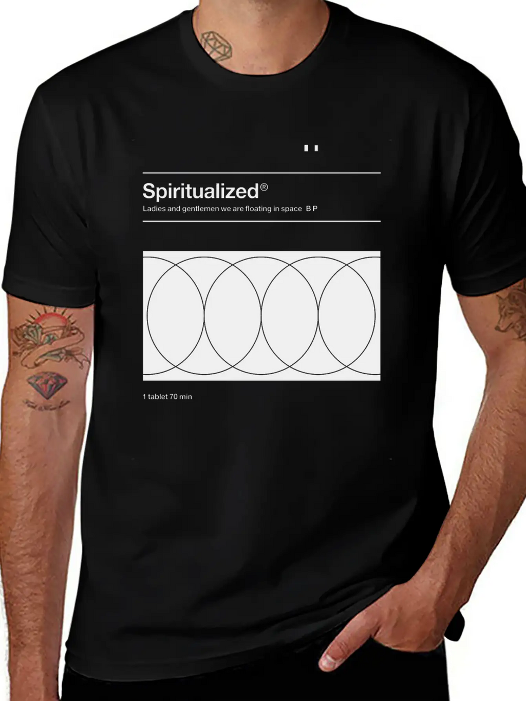 Spiritualized Music Logo Unisex Casual T-Shirt – Clean Design For Daily Comfort