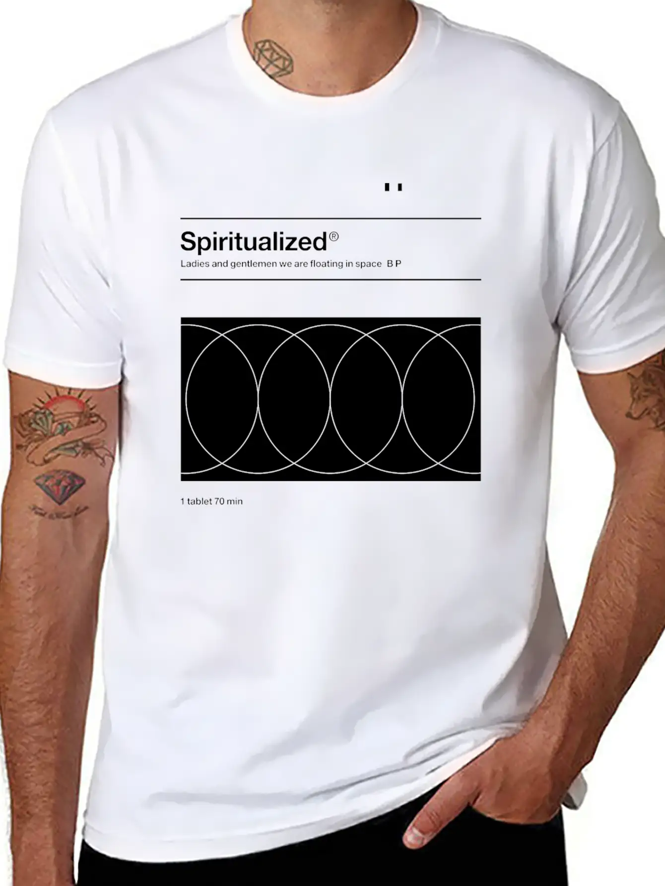 Spiritualized Music Logo Unisex Casual T-Shirt – Clean Design For Daily Comfort