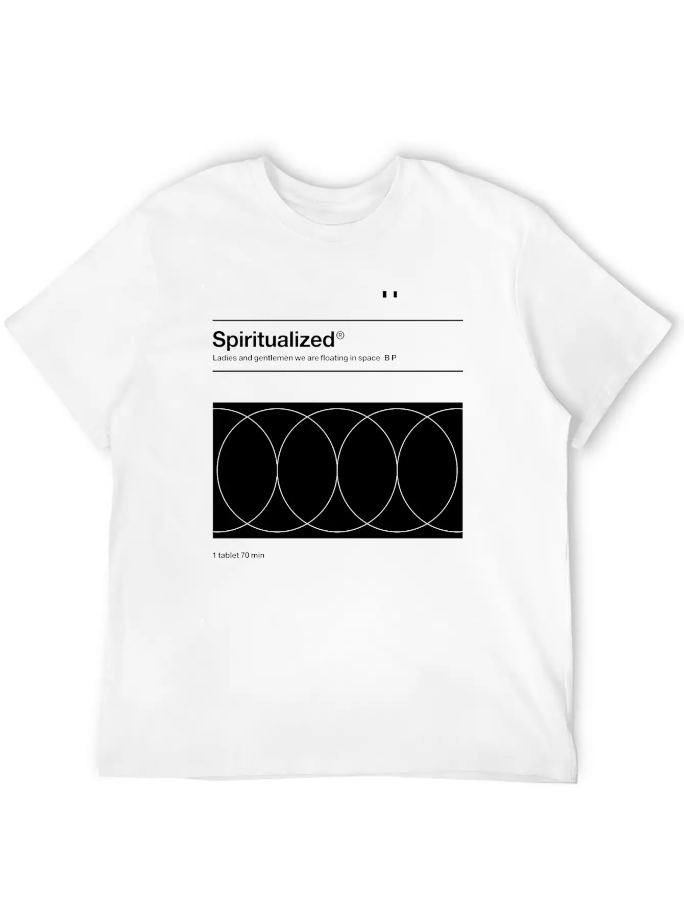 Spiritualized Music Logo Unisex Casual T-Shirt – Clean Design For Daily Comfort