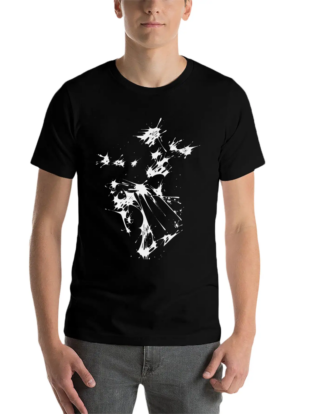 Splaaash Series Fight Dancer Ink Stylish Everyday T-Shirt – Unisex Basic Cotton Tee