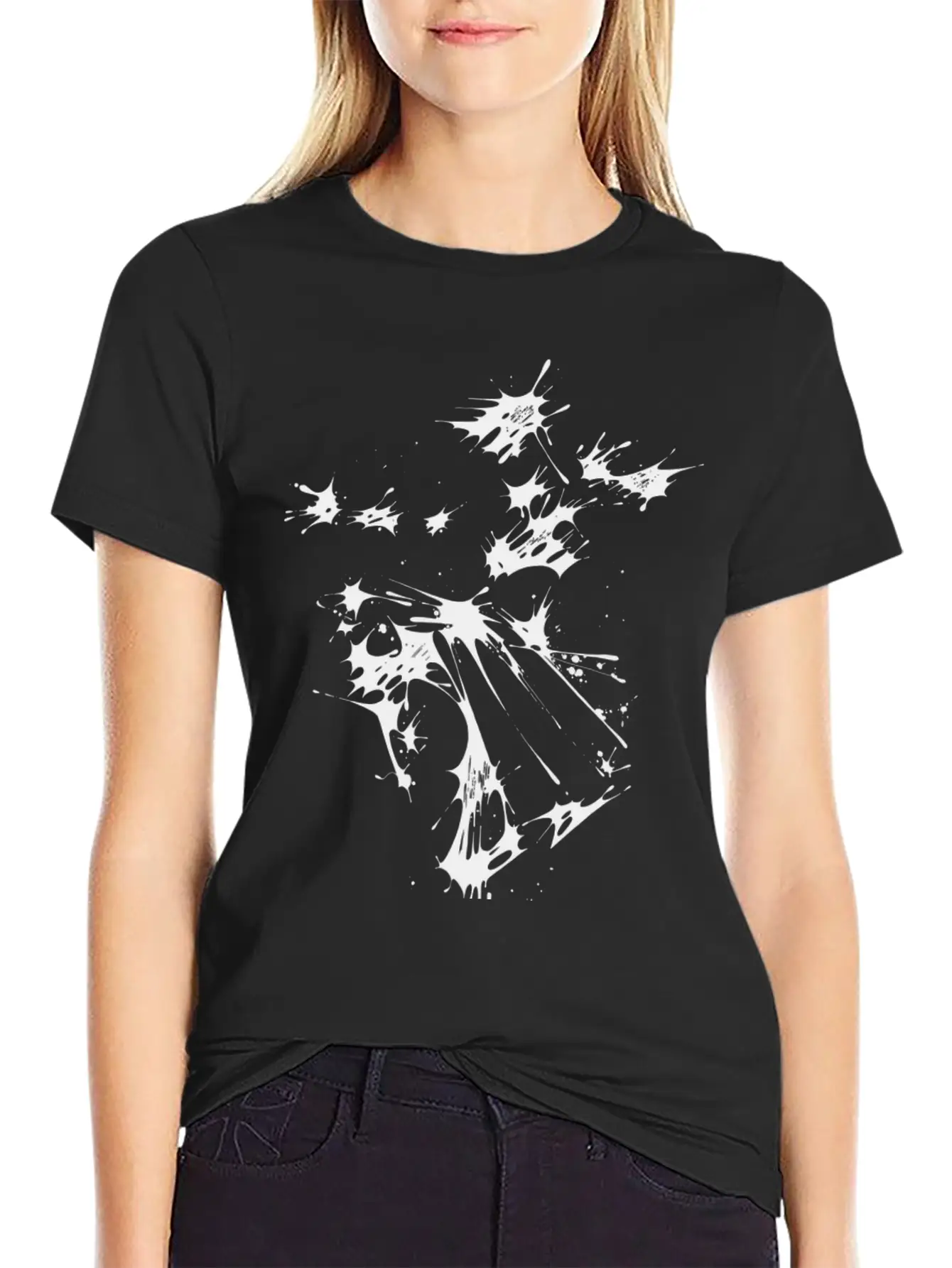 Splaaash Series Fight Dancer Ink Stylish Everyday T-Shirt – Unisex Basic Cotton Tee