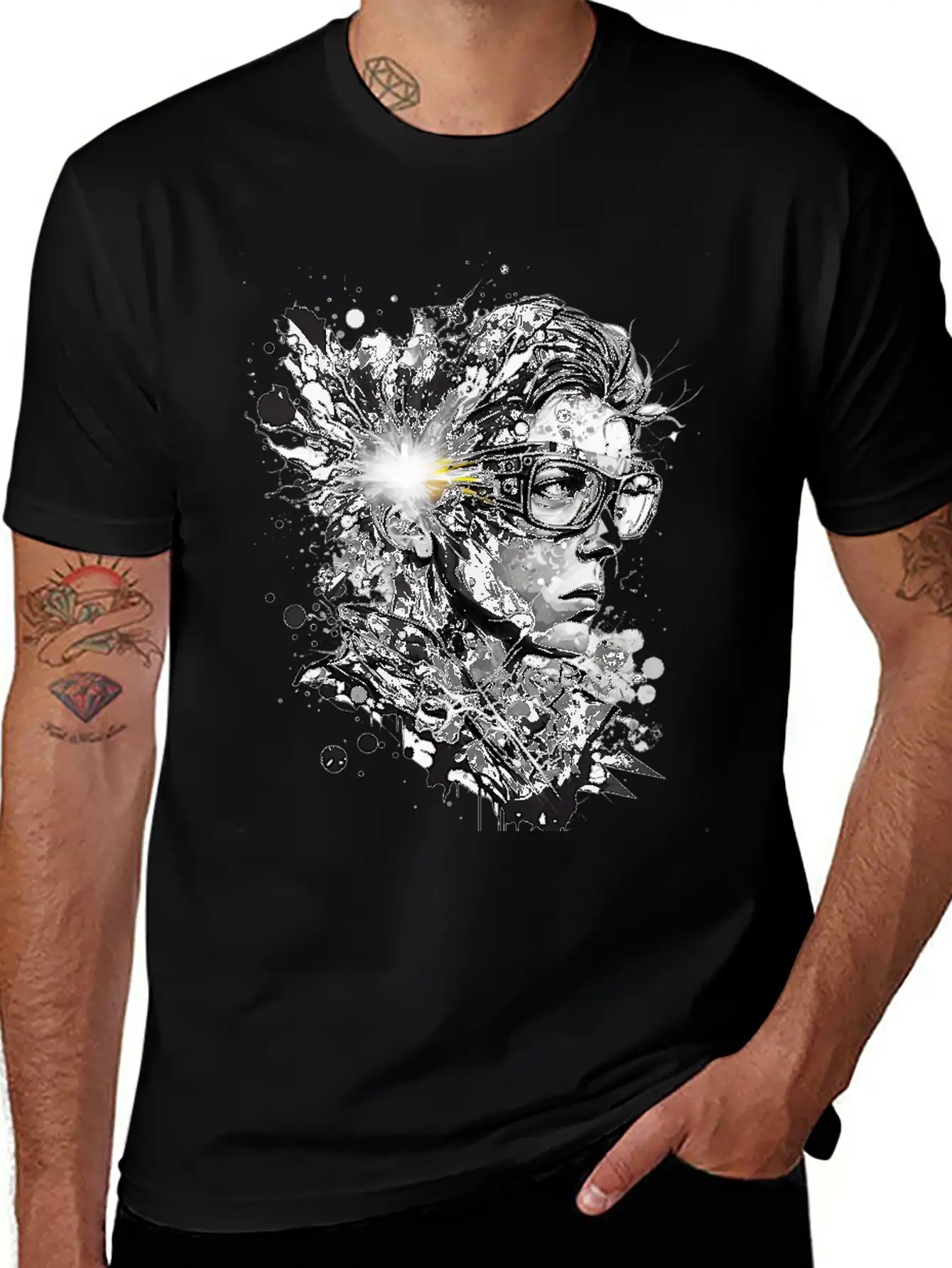 SplashingStyle Unisex Casual T-Shirt – Clean Design For Daily Comfort