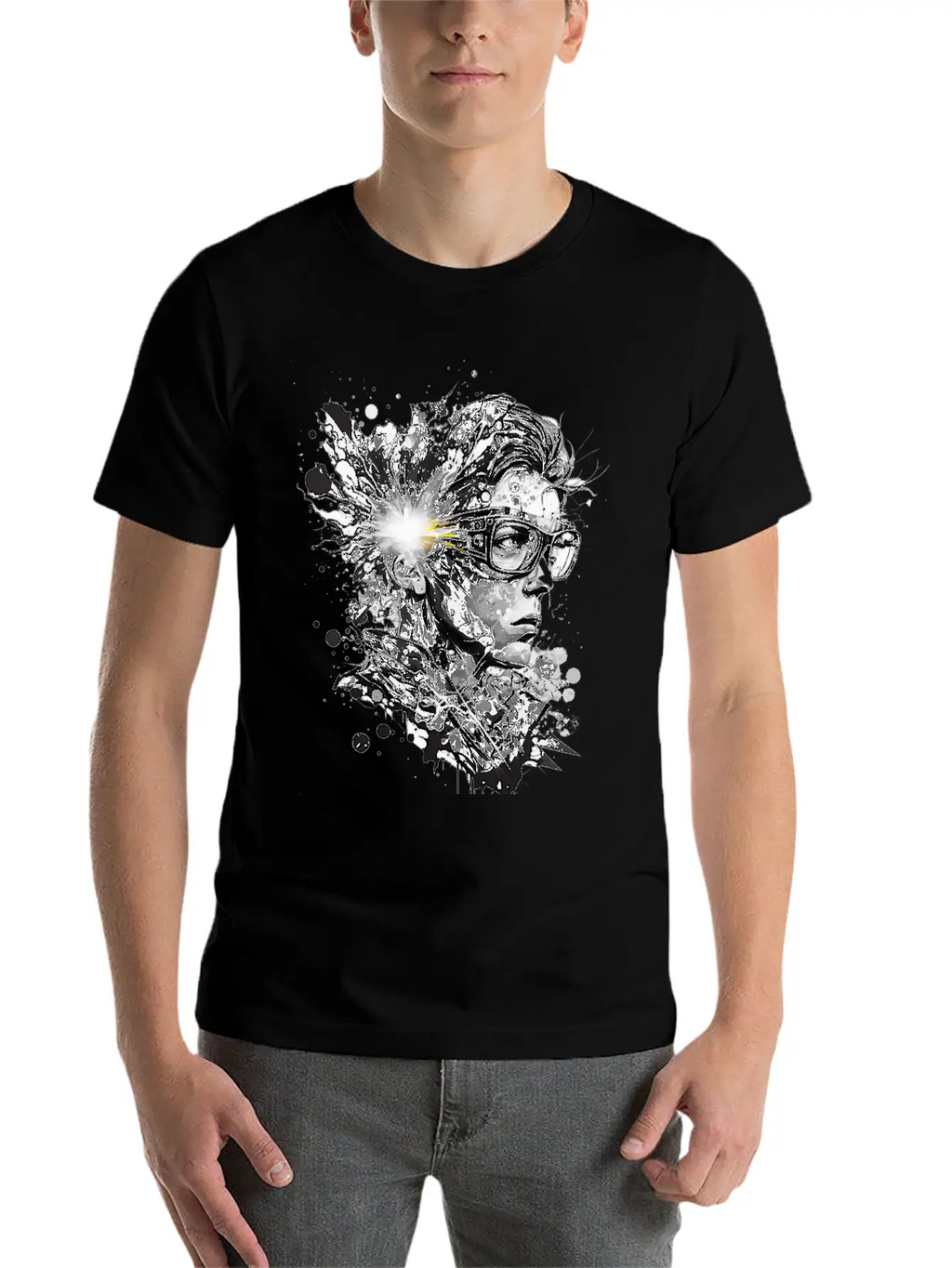 SplashingStyle Unisex Casual T-Shirt – Clean Design For Daily Comfort