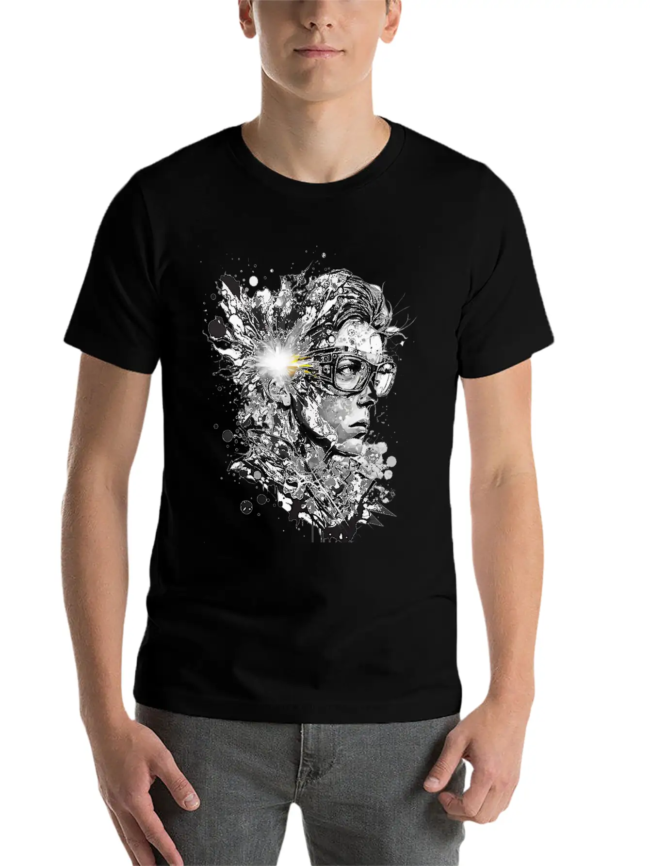 SplashingStyle Unisex Casual T-Shirt – Clean Design For Daily Comfort