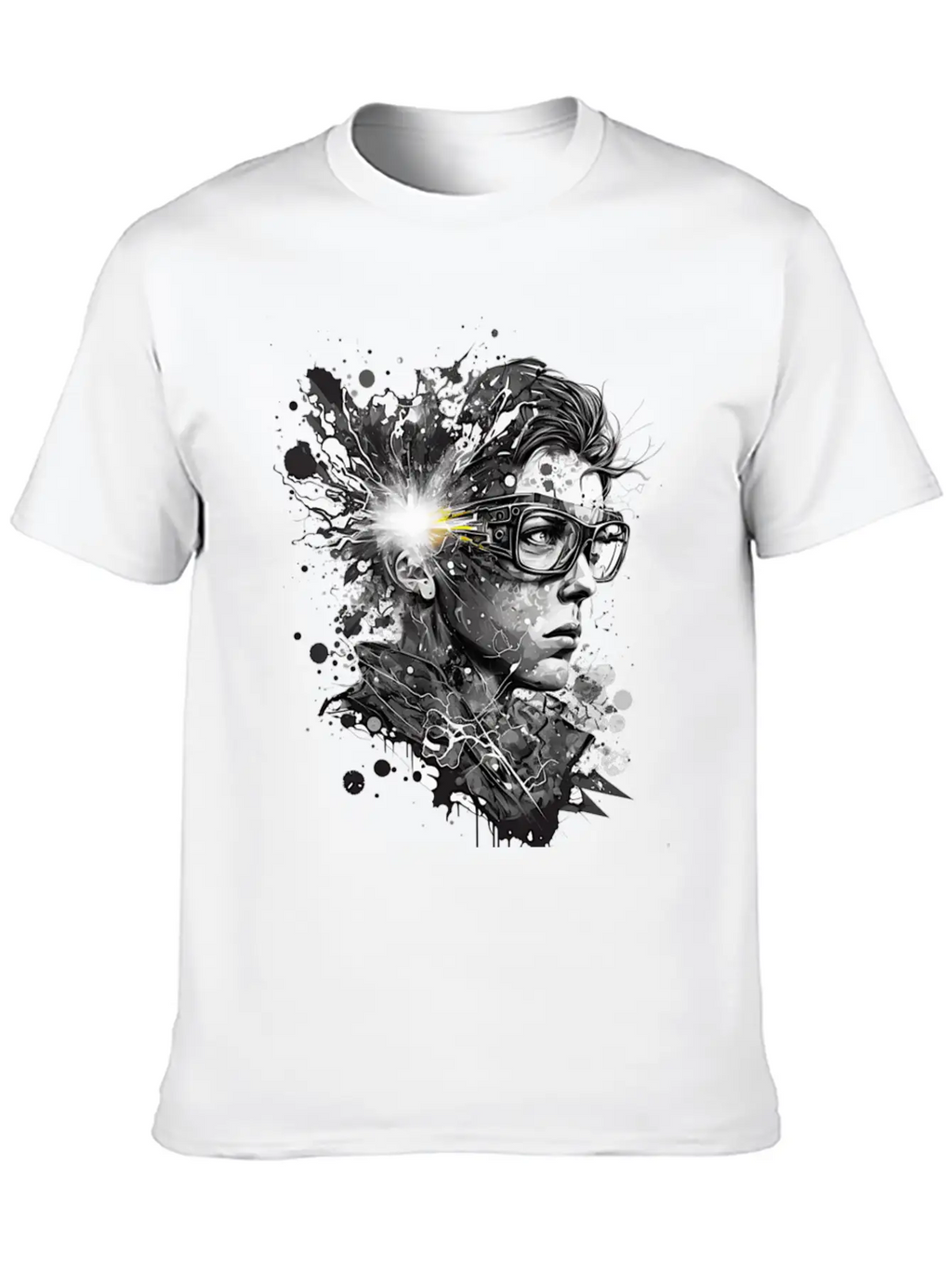 SplashingStyle Unisex Casual T-Shirt – Clean Design For Daily Comfort