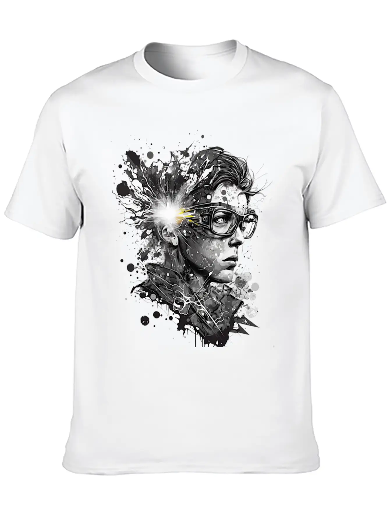 SplashingStyle Unisex Casual T-Shirt – Clean Design For Daily Comfort