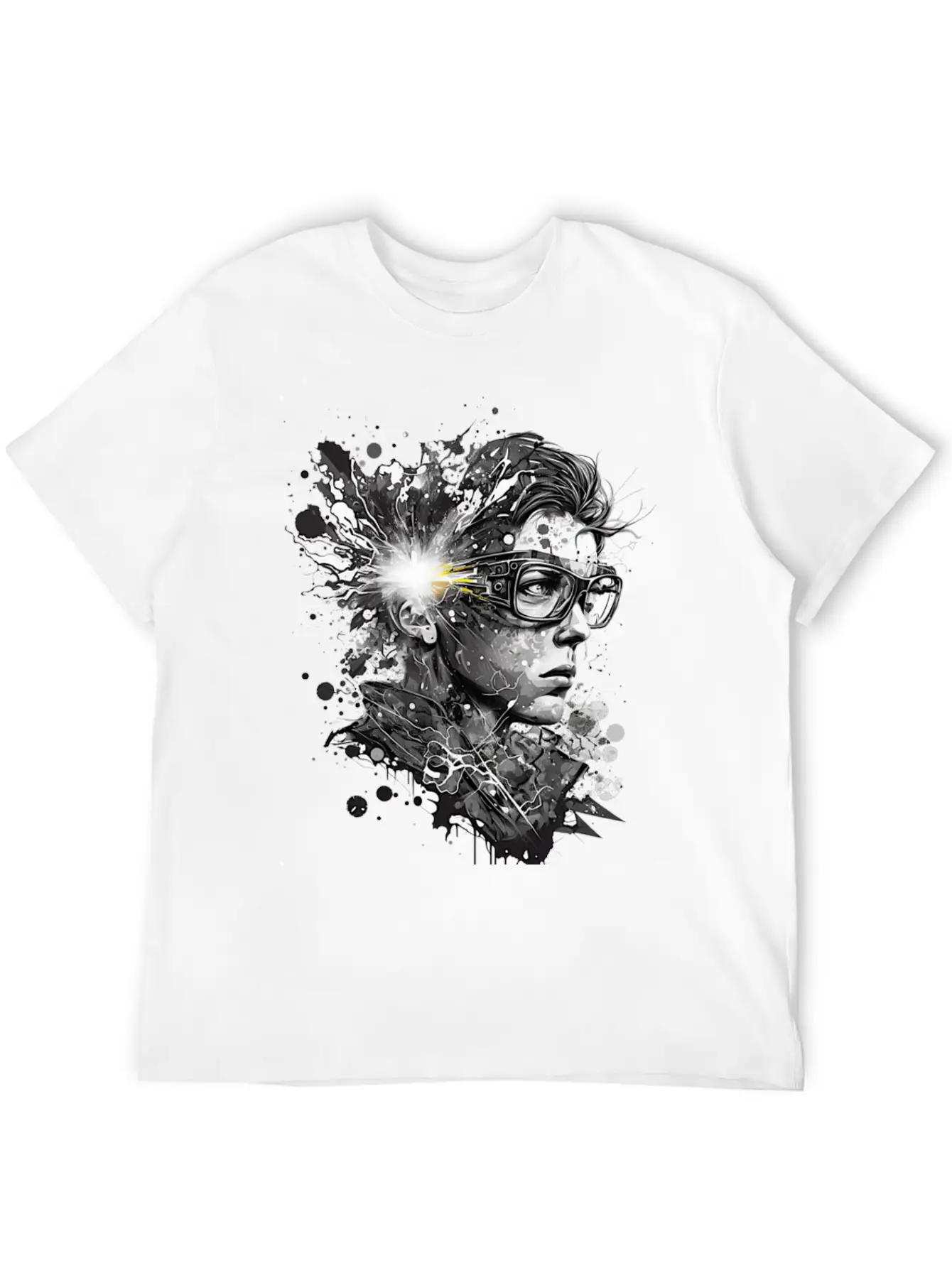SplashingStyle Unisex Casual T-Shirt – Clean Design For Daily Comfort