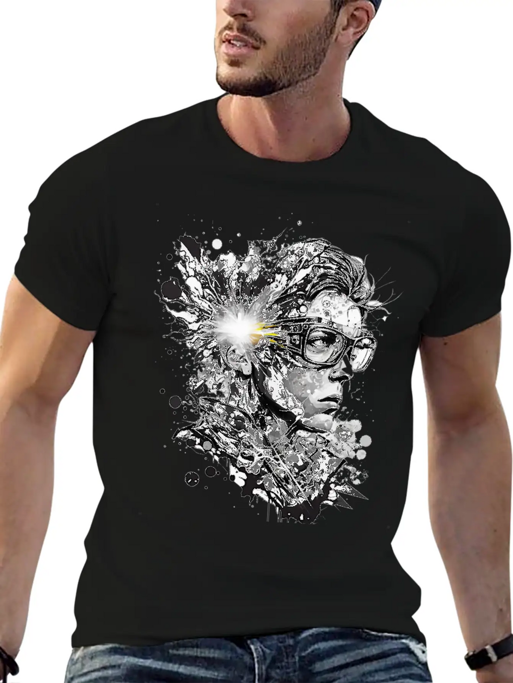 SplashingStyle Unisex Casual T-Shirt – Clean Design For Daily Comfort