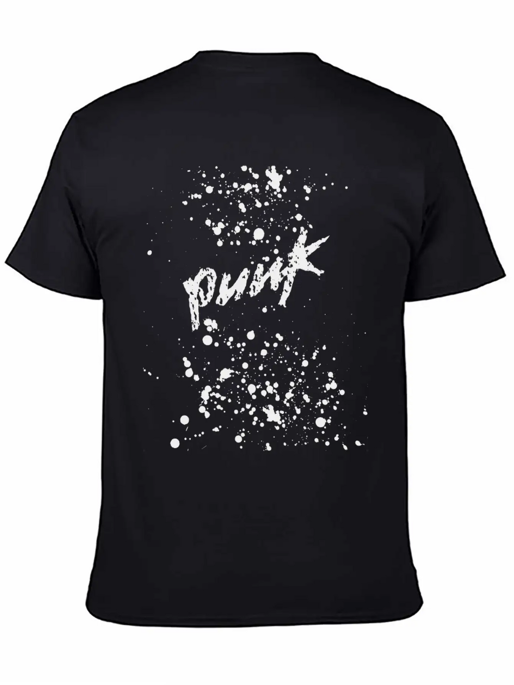 Splatter Punk Unisex Casual T-Shirt – Clean Design For Daily Comfort