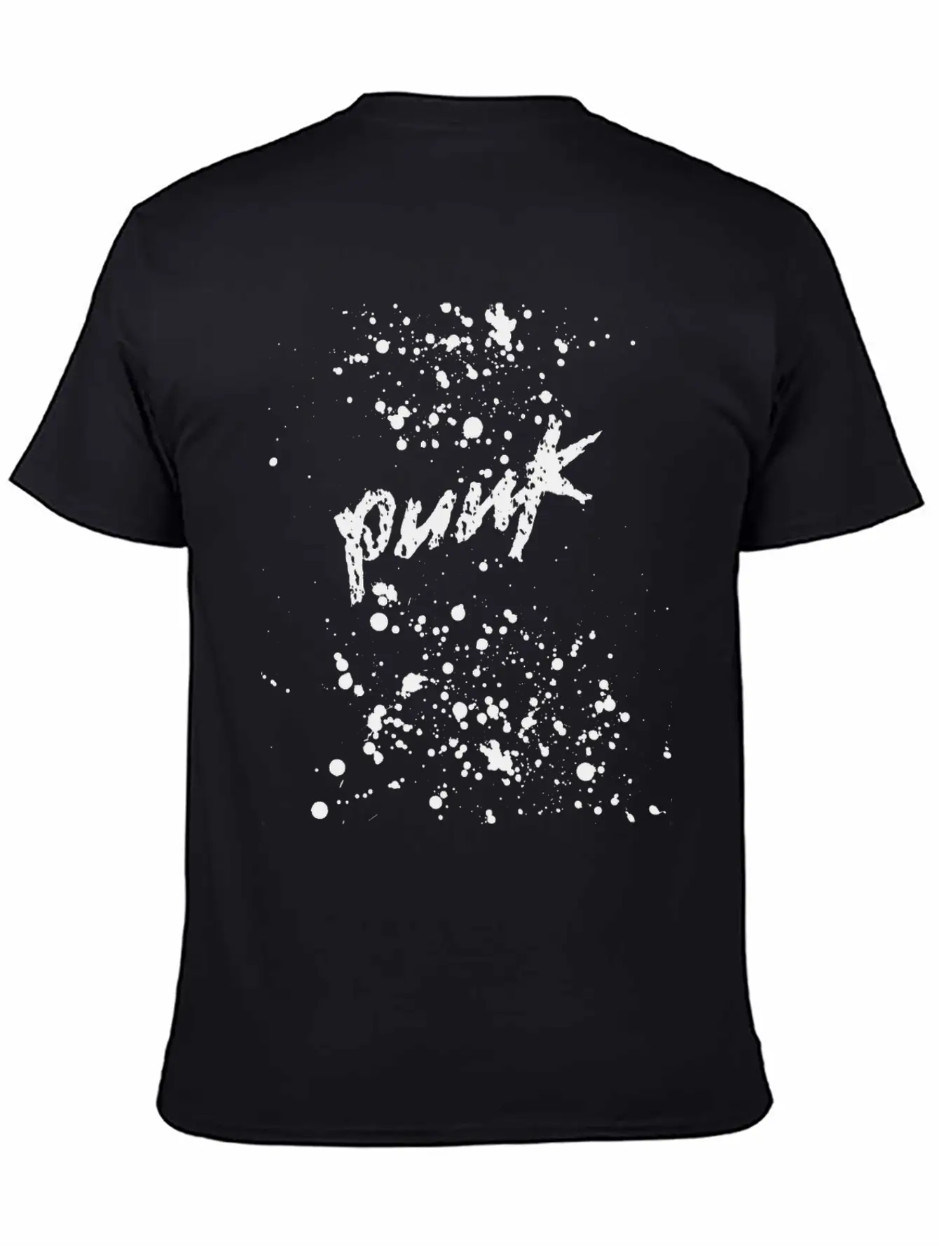 Splatter Punk Unisex Casual T-Shirt – Clean Design For Daily Comfort